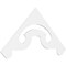 Ekena Millwork Pitch Northwest Architectural Grade PVC Gable Pediment, 72"W x 33"H x 1"P (11/12) GPP072X033X100NOR - alternate 1